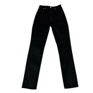 NWT Helmut Lang Black Straight Leg Jeans